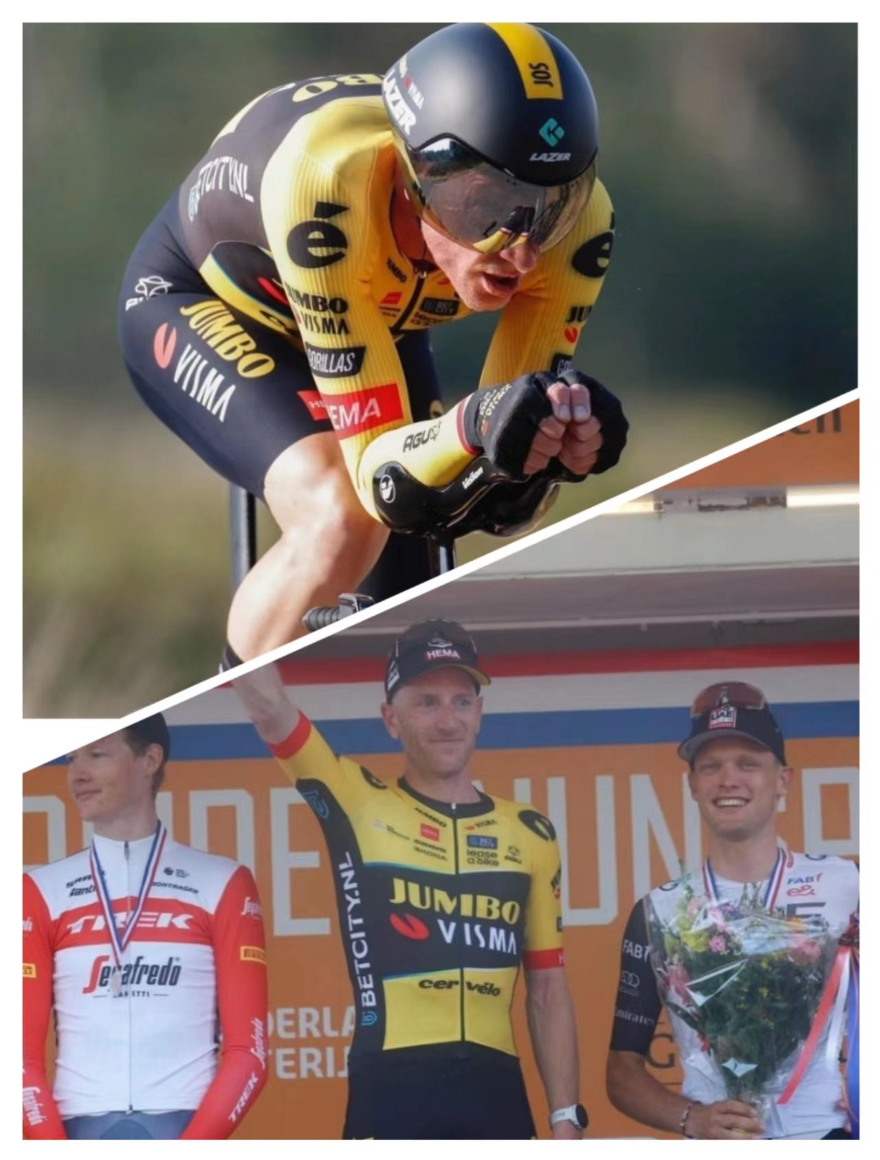 Jos van Emden domineert Nederlands kampioenschap tijdrit